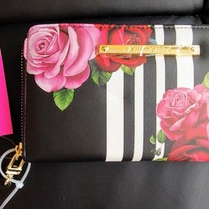 New beautiful Betsy Johnson wallet/wristlets